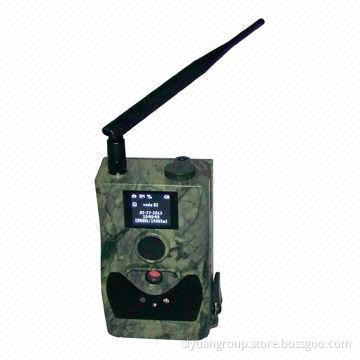 Invisible black IR game hunting camera with 1.5" color LCD, auto timer, auto sending picture by MMS